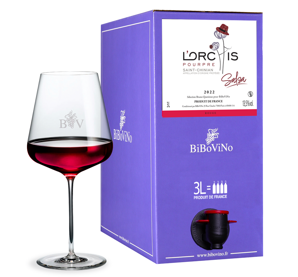 Saint-Chinian, cuvée Salsa, domaine de l’Orchis Pourpre, Sélection Bruno Quenioux pour BiBoViNo
