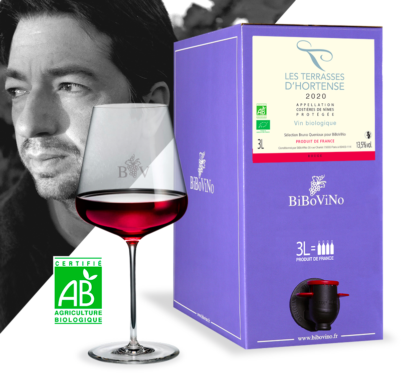 Les Terrasses d'Hortense (Bio), Domaine de Scamandre, Sélection Bruno Quenioux pour BiBoViNo