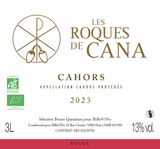 Cahors BIO, Les Roques de Cana, Sélection Bruno Quenioux pour BiBoViNo