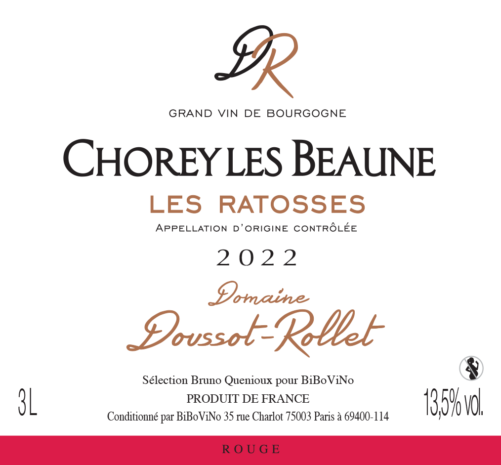 Chorey-Lès-Beaune "Les Ratosses", Domaine Doussot - Rollet
