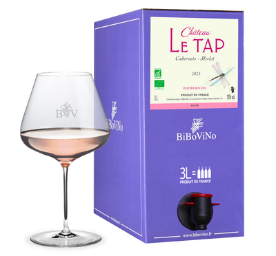 Chateau Le Tap Rosé, Bergerac rosé (Bio), Olivier Roches, Sélection Bruno Quenioux pour BiBoViNo