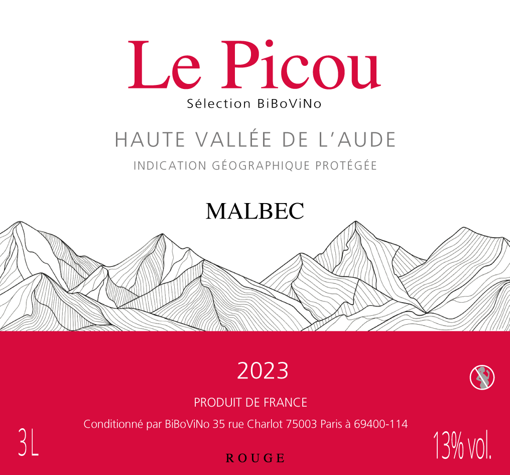 Malbec « Le Picou », sélection BiBoViNo