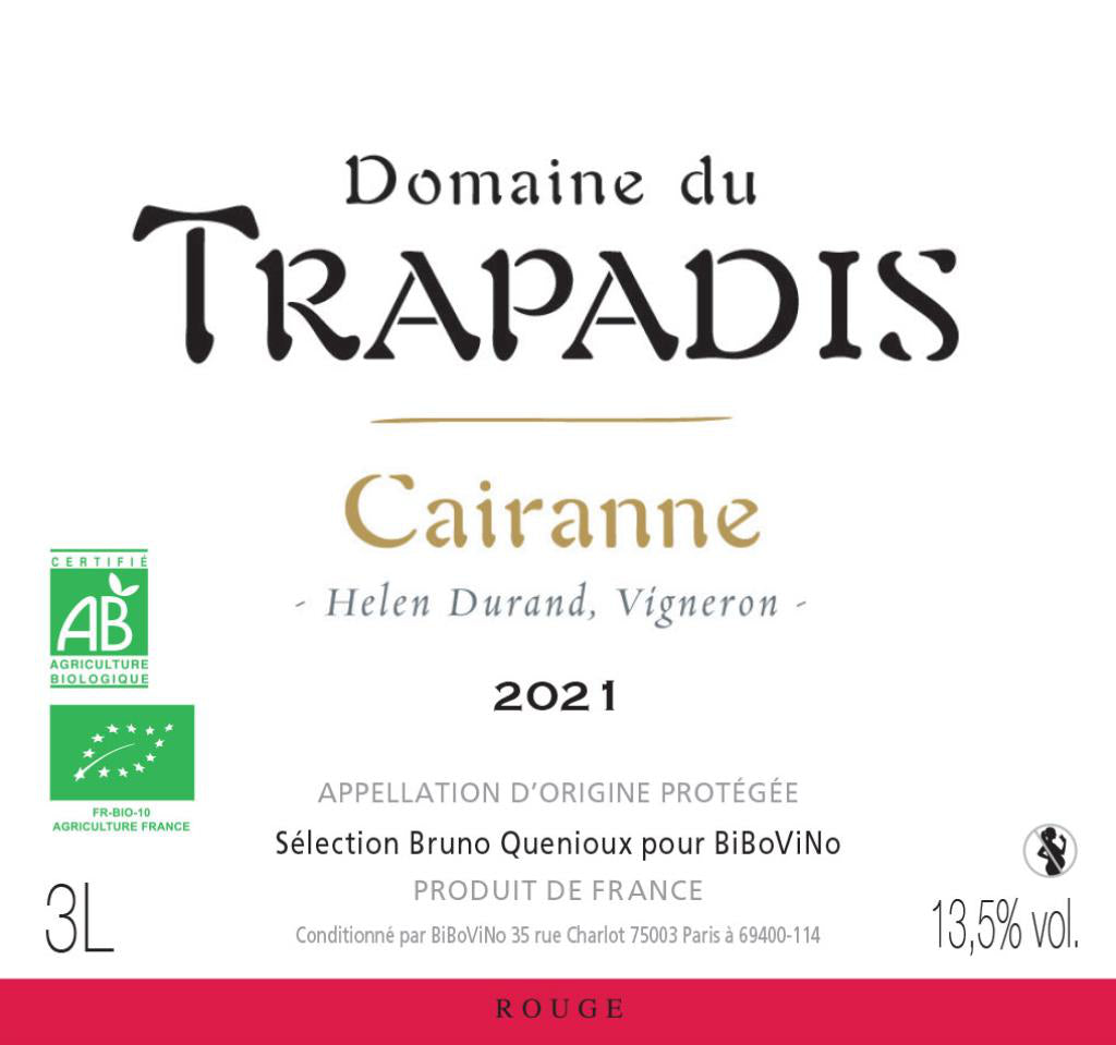 Cairanne (BIO), Domaine du Trapadis