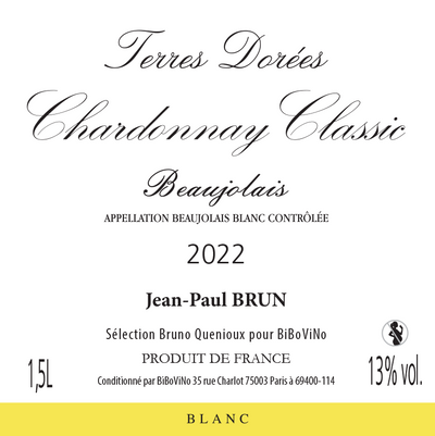 Chardonnay Classic, Jean Paul Brun (Magnum 1,5L)